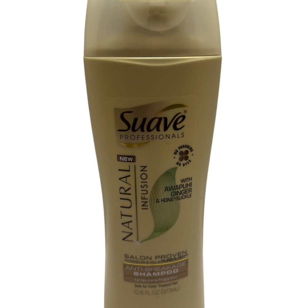 Retired Suave Professional Infusion Shampoo Awapuhi Honeysuckle 12.6 Vtg /Prop